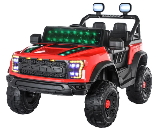 صورة جيب أطفال الوردي ماطورين 12 فولت